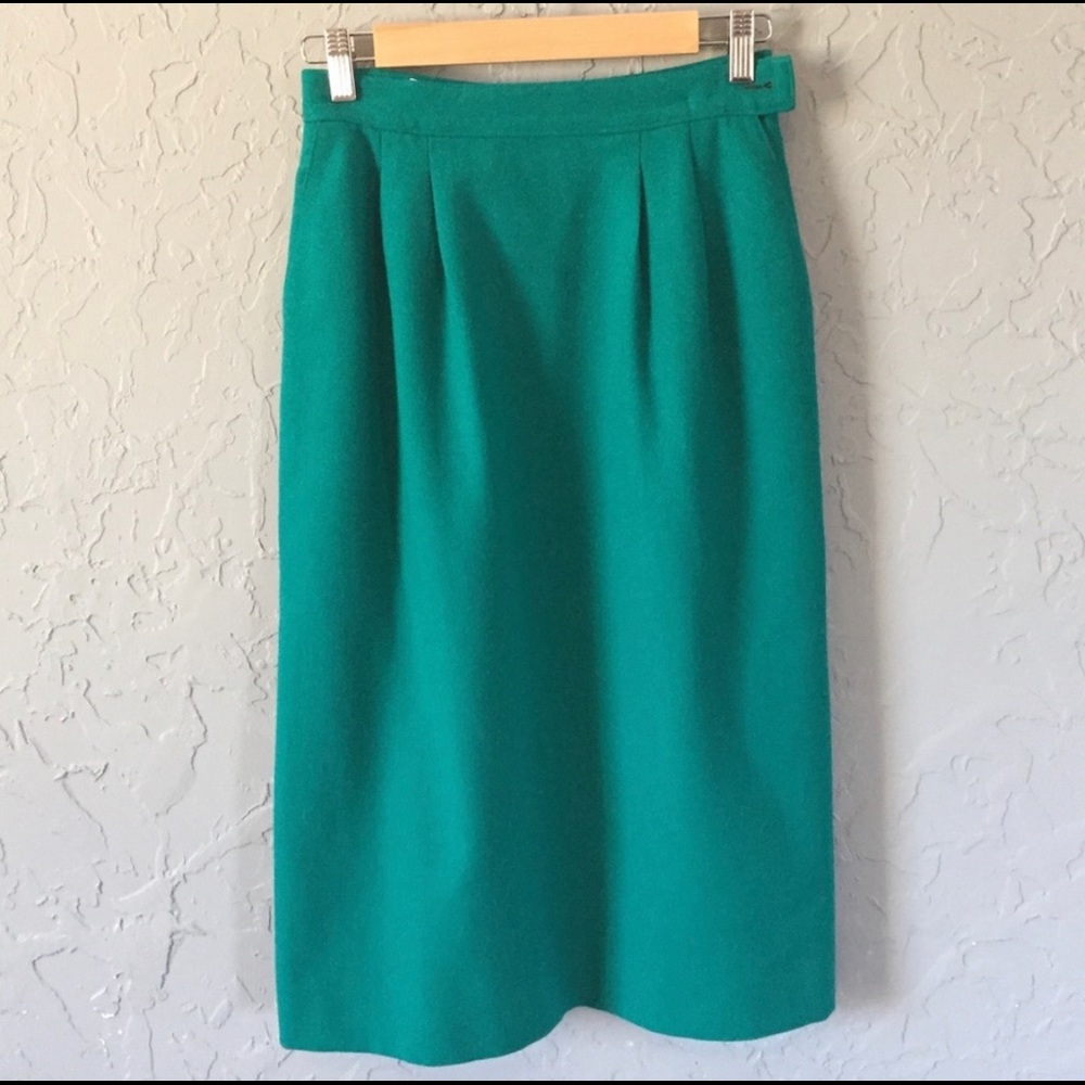 💐VINTAGE PENDLETON Fall Winter Wool Pencil Skirt